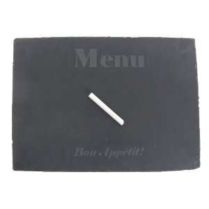   Bon Appetit Slate Cheese Board with Chalk, Set of 2