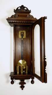   , Vienna Gebr. Resch 3 weight clock at 1888 Grand Sonnerie  