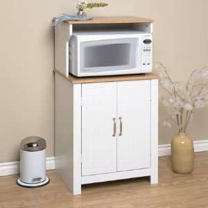  Microwave Cart   White: Home & Kitchen