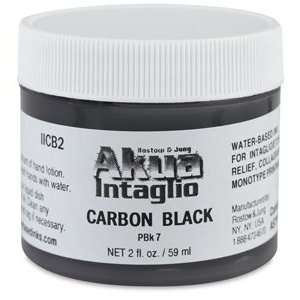 Rostow Jung Akua Intaglio Inks   Carbon Black, 59 ml Arts 