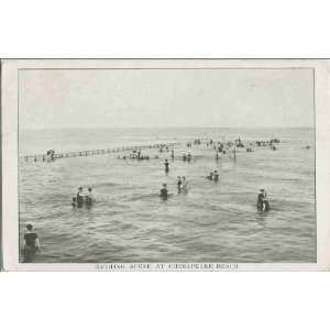  Chesapeake Beach, Maryland, ca. 1911  bathing scene at Chesapeake 