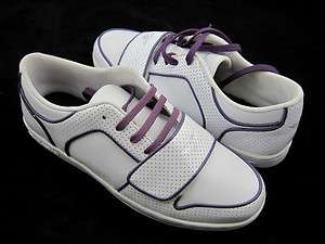 Creative Recreation shoes Cesario Lo Fashion Sneakers White/Purple Sz 