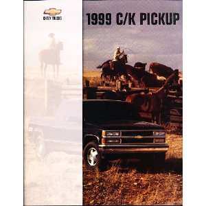  1999 Chevrolet Silverado C/K Truck Sales Brochure Book 