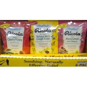 Ricola Cough Suppressant Throat Drops Variety Pack (Pack 