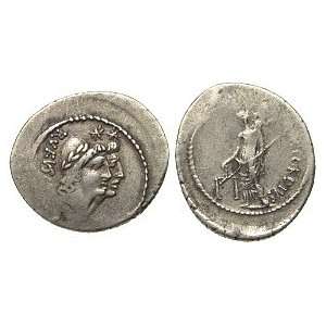   Republic, Mn. Cordius Rufus, 46 B.C.; Silver Denarius Toys & Games