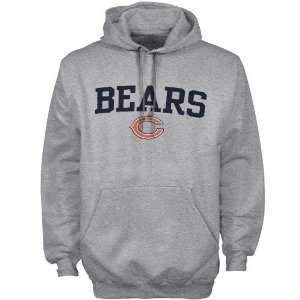  Chicago Bears Ash Big Break Hoody Sweatshirt: Sports 