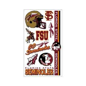  NCAA Florida State Seminoles (FSU) Temporary Tattoos 