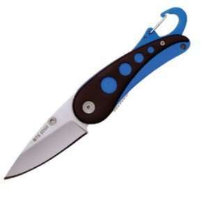 River Rat Deluxe Folding Knife with Carabiner Sports 