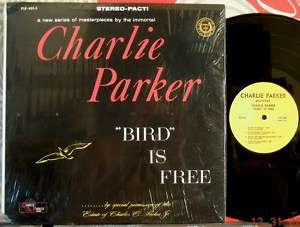 CHARLIE PARKER Bird is Free US LP Shrink Mint   