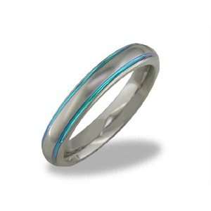   Ring with Colored Grooves. Choose your Color Free of Charge Jewelry