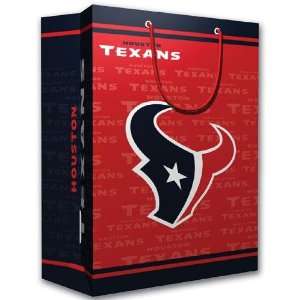  Houston Texans NFL Medium Gift Bag (9.75 Tall) Sports 