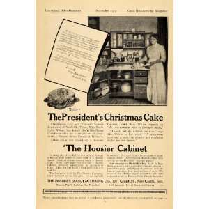   Cabinet White House Christmas Cake   Original Print Ad: Home & Kitchen