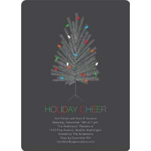  Colorful Christmas Tree Holiday Party Invitations Health 