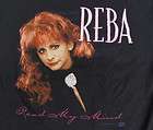   REBA MCENTIRE Tour T Shirt SIZE L Read My Mind Country Music Concert