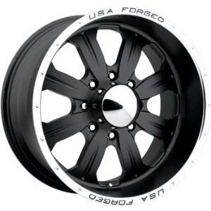 USA Forged 501 20x10 Black Wheel / Rim 8x6.5 with a  24mm Offset and a 