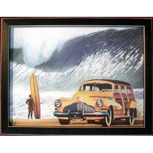  Surf Wave Woody Surfer Board Beach Wagon Picture