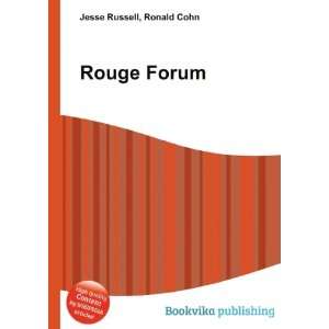  Rouge Forum Ronald Cohn Jesse Russell Books