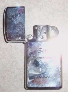   auction is a Vintage Zippo Promotional Lighter & Rule Tape Measure