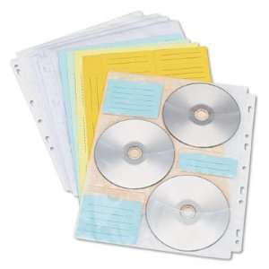  New TwoSided Disc Pages w/Index Cards for ThreeRing Case 