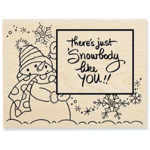   Stampendous Wood Handle Stamp, Snowbody Frame Arts, Crafts & Sewing