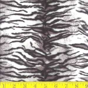  60 Wide Faux Fur Snow Tiger Fabric By The Yard: Arts 