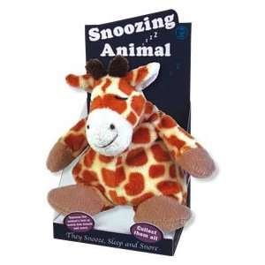   giraffe   moves and snores complete with batteries Toys & Games
