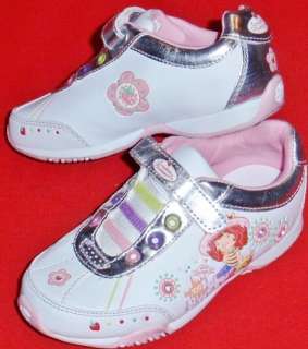 NEW Girls Toddlers STRAWBERRY SHORTCAKE LIGHTS Velcro Fashion 