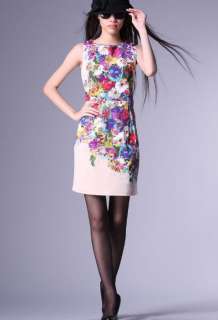   New Fashion Square Neck Sleeveless Stylish Slim Fit Dress Top  