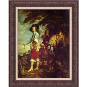 Charles I, King Of England, At The Hunt by Sir Anthony van Dyck 