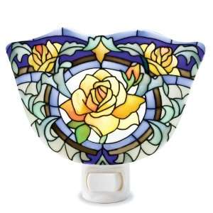   Painted Stained Glass Tiffany Design Night Light