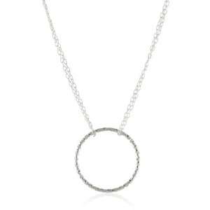    Sharelli Dazzles Small Circle on Double Chain Necklace: Jewelry