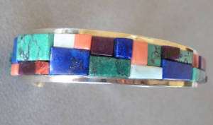 Christin Wolf bracelet cuff turquoise, lapis, sugillate  