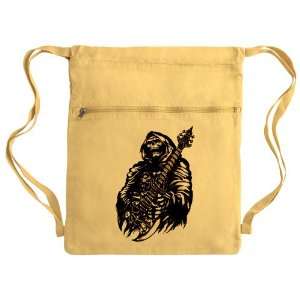   Sack Pack Yellow Grim Reaper Heavy Metal Rock Player: Everything Else