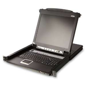  Aten Slideaway CL5716 19 LCD Console with 16 Port KVMP 