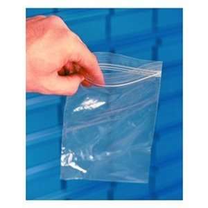   White Block Clear Reclosable Bags, Pack of 100: Home Improvement