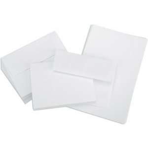  The Paper Company A7 Card and Envelope Value Pack   White 