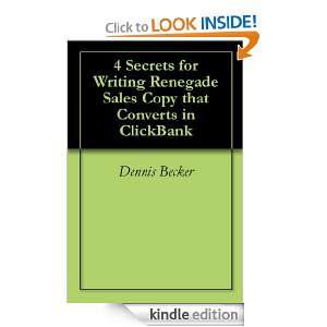 Secrets for Writing Renegade Sales Copy that Converts in ClickBank 
