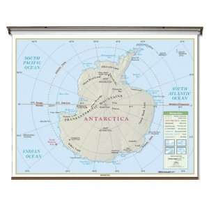  Universal Map 762544465 Antarctica Essential Classroom Wall Map 