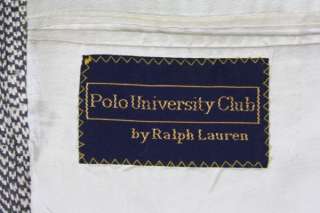   Polo Ralph Lauren University Club Silk TWEED 42 R Stripe Blazer/Jacket