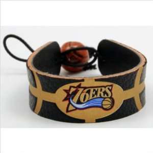   NBA Leather Wrist Bands   Sixers Team Colors