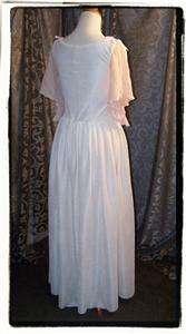 Renaissance costume Tudor Dress White Irish Maid B 32  