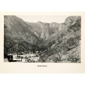 1912 Print Monterrey Mexico Nuevo Leon Americanized City Sierra Madre 