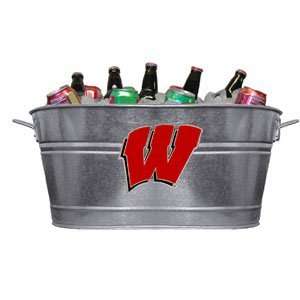  College Beverage Tub   Wisconsin Badgers Sports 