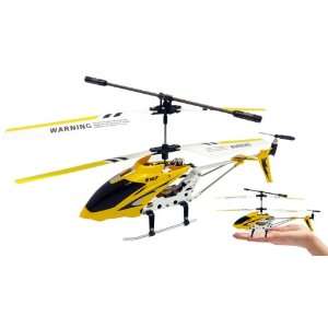   S107 Mini RC Helicopter Metal Series with Gyro   Yellow   s107_yellow