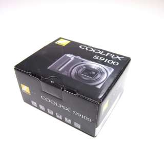 ezValue Genuine Nikon Coolpix S9100 12.1 MP Black Digital Camera + 4gb 
