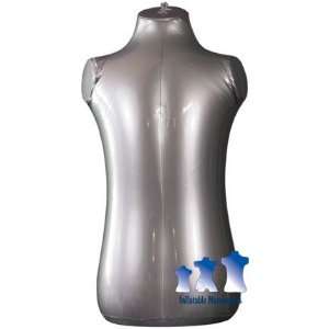  Inflatable Mannequin, Toddler Torso, Silver