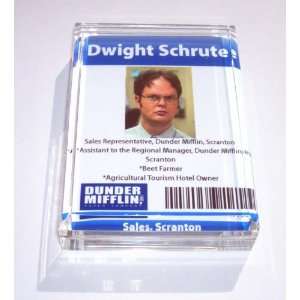  The Office Dwight Schrute paperweight or display piece 