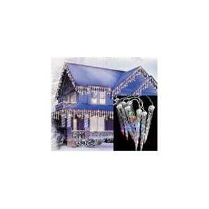    Color Dripping Icicle Shape Christmas Lights Patio, Lawn & Garden