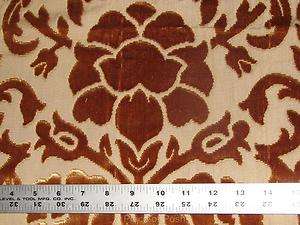 Colefax and Fowler Florentine silk cut velvet Sienna Retails for $376 