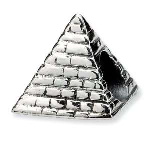  Sterling Silver Reflections Pyramid Bead Jewelry